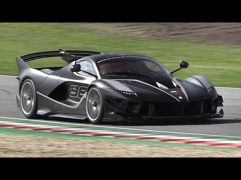 ferrari-fxx-k-evo-sound---start-up,-accelerations-&-downshifts-at-imola-circuit!