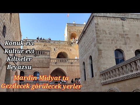 MARDİN Midyat ta gezilecek görülecek yerler #mardinmidyat #midyat #beyazsu #hercaikonagi #kiliseler