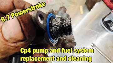 6.7 Powerstroke cp4 fuel system replacement