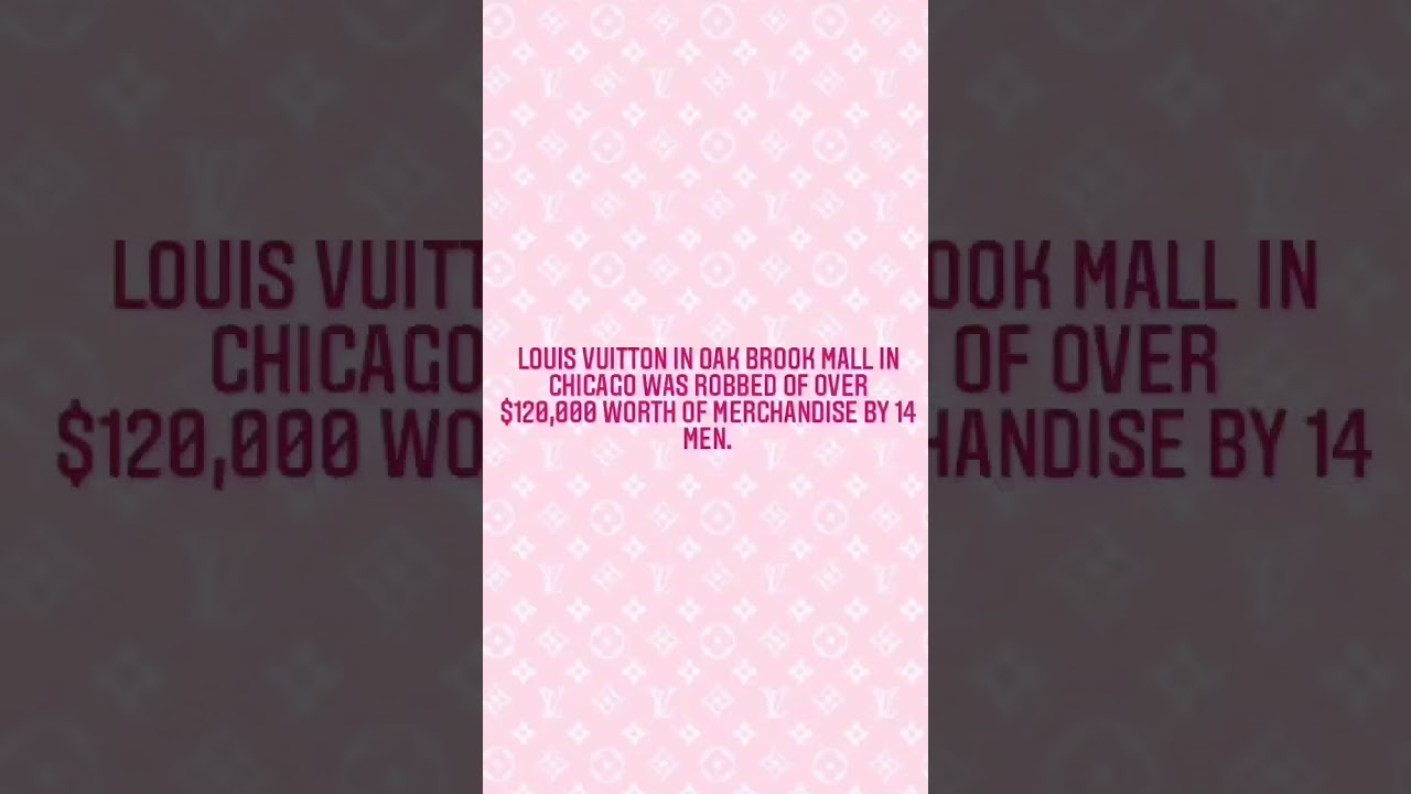 Leaked security footage of Louis Vuitton being robbed in Chicago at the