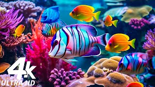 Underwater World 4K (ULTRA HD) - Discover The Beauty Of Coral Reef Fish - Relaxing Sounds