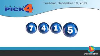 WI Lottery DailyPicks 12/10/2019
