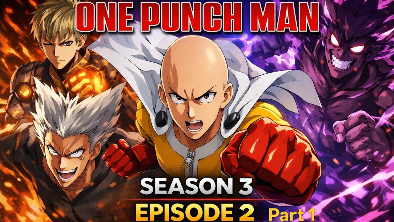 One Punch Man Hindi Season 3 EP 2 WATCH PLAYLIST ALL EPISODES HAI 