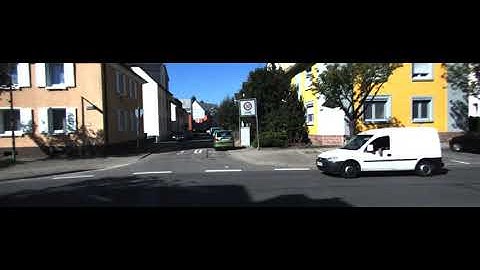 KITTI dataset sequence 07 video
