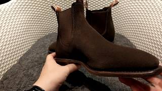 R M Williams Comfort Craftsman in Tobacco Suede - Classic But Is