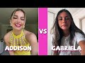 Addison rae vs gabriela moura tiktok dances compilation