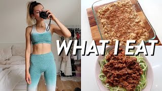 WHAT I EAT IN A DAY TO STAY FIT AND HEALTHY! *Realistic* 2019
