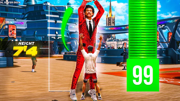 I Used a 7'4 BUILD but with a 99 3PT RATING.. (nba 2k23)