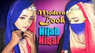 Hijab Tutorial With Niqab Style for School & College Girls screenshot 5