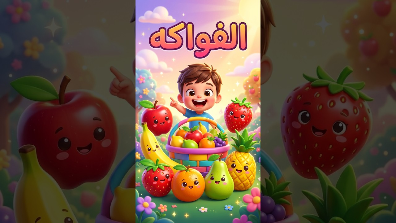 🍎 الفواكه للأطفال | تعلم أسماء الفواكه بالعربية 🍌🍓 | Arabic Fruits for Kids #تعليم_الأطفال #cartoon