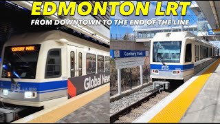 Edmonton Light Rail Ride: South On The Capital Line From Bay/Enterprise Square To Century Park