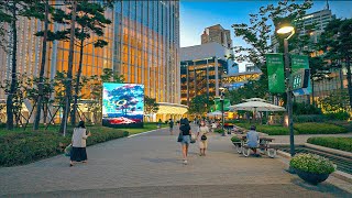 Friday Night Walk On Lotte World Tower And Food Streets Seoul Travel Guide 4K Hdr