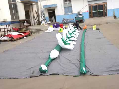 inflatable world Advertising Inflatables Flower Chain For Wedding Stage Decoration