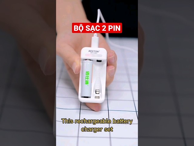 Bộ sạc pin Beston 2 khay giá rẻ☎0389007867