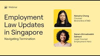 Employment Law Updates in Singapore: Navigating Termination