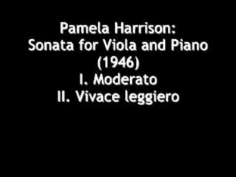 P. Harrison Viola Sonata- 1st and 2nd mvts