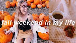fall weekend in my life 🍂: pumpkin patch, corn maze, & more!