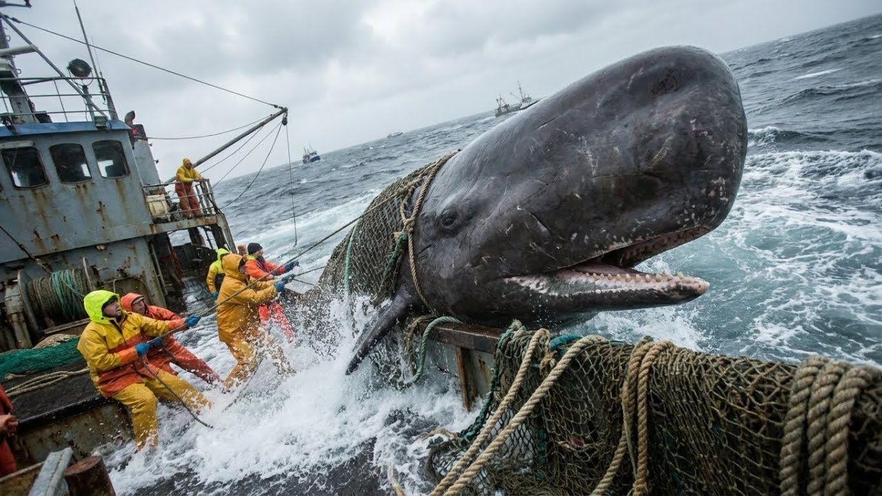 1,100lb Sea Monster Almost SANK Our Boat!? Giant Dolphin