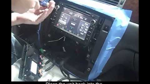 Navigation System Installation for GM Vehicles