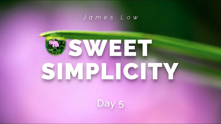5/9 Sweet Simplicity: Mahamudra retreat. Wiesen 07.2022