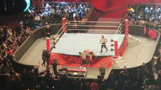 Jey Uso vs Gunther, Jey Uso Samoan Drops Gunther On Announced Table, WWE RAW 2-19-2024