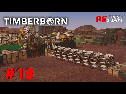 Видео: #13 Крутим энергию  - Timberborn