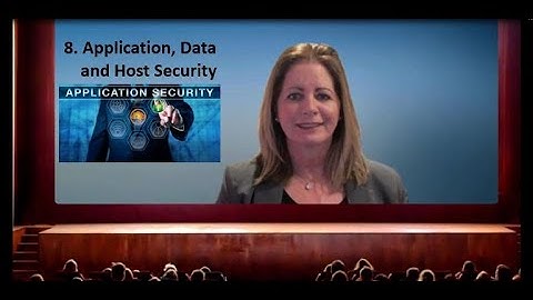 8.  Application, Data and Host Security YouTube - Professor Russell Esposito