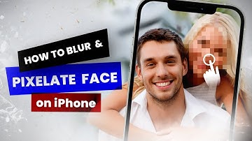 How to Pixelate Face using the Blur Photo Editor App for iPhone