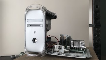 A quick look at the insides of a Power Mac G4 QuickSilver