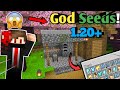 God Seed's for Minecraft PE 1.20+🔥|| 4 Villages at Spawn 🤯