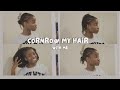 HOW TO: LAZY/ BEGINNER CORNROWS (SUITABLE FOR UNDER THE WIG) | PROTECTIVE STYLING FOR 4C HAIR