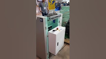 Cord knitting machine at ITMA2019