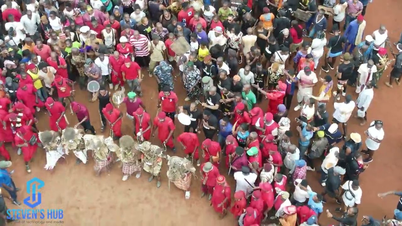 Exclusive Drone Shot From INE Festival 2022 in Onicha Ugbo, Delta State