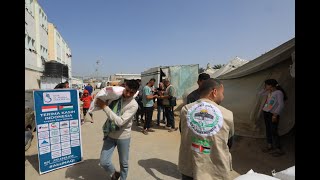 NAQI Peduli Palestina : Pasokan Tepung untuk Kamp Khadija, Deir Al Balah
