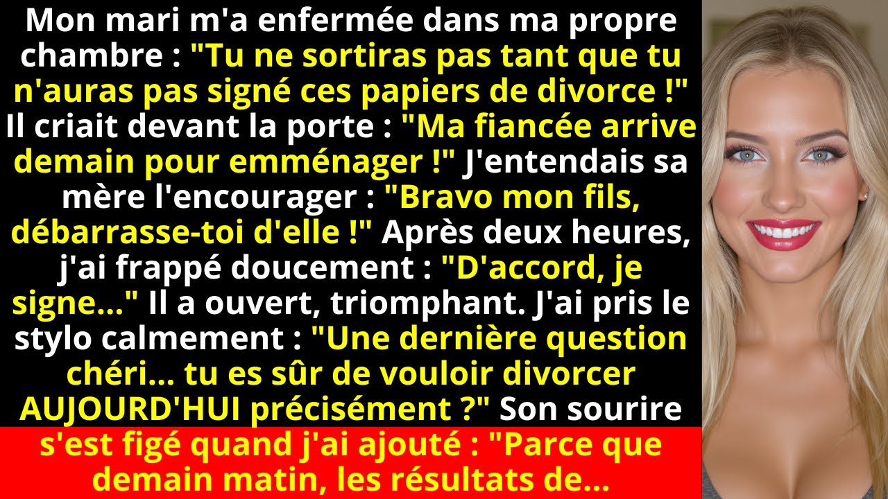 Mon mari m'a enfermée dans ma propre chambre : 