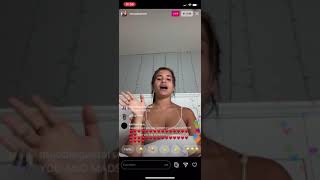 Nessa Barrett APOLOGIZES and talks about struggling with MENTAL HEALTH - watch FULL Instagram live