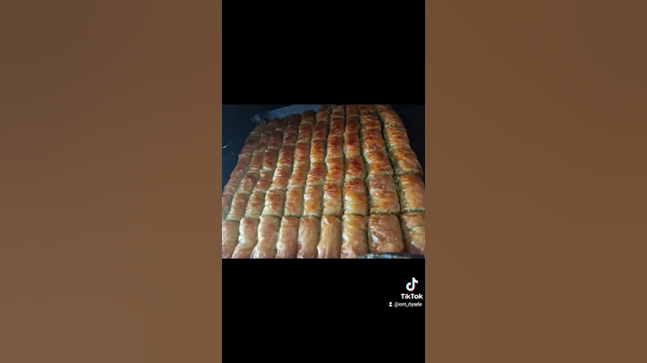 بقلاوة او البراك التركي 😍😍 #حلويات_مغربية #حلويات_العيد #طبخ #طبخ_المغربي