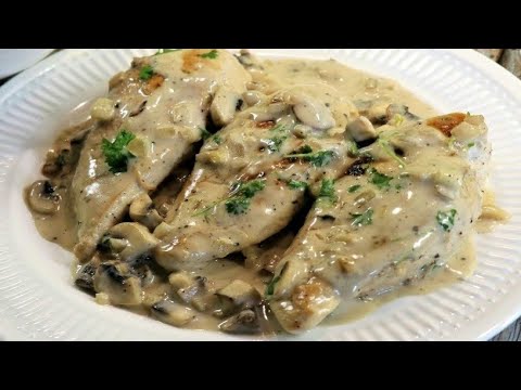 White Mushroom Sauce | Chicken With Creamy Mushroom Sauce | By Neetu Suresh