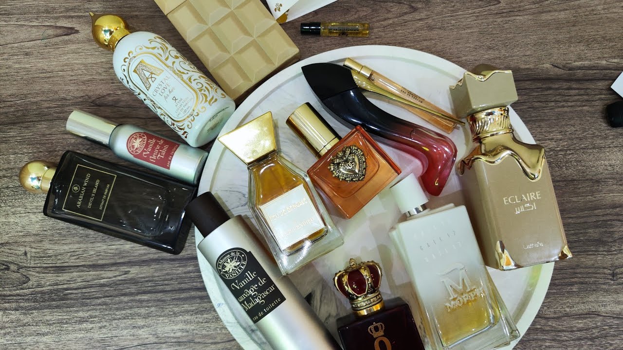 Ванильные ароматы в моей коллекции 🥧🧁🍮🍭 #парфюмерия #духи 