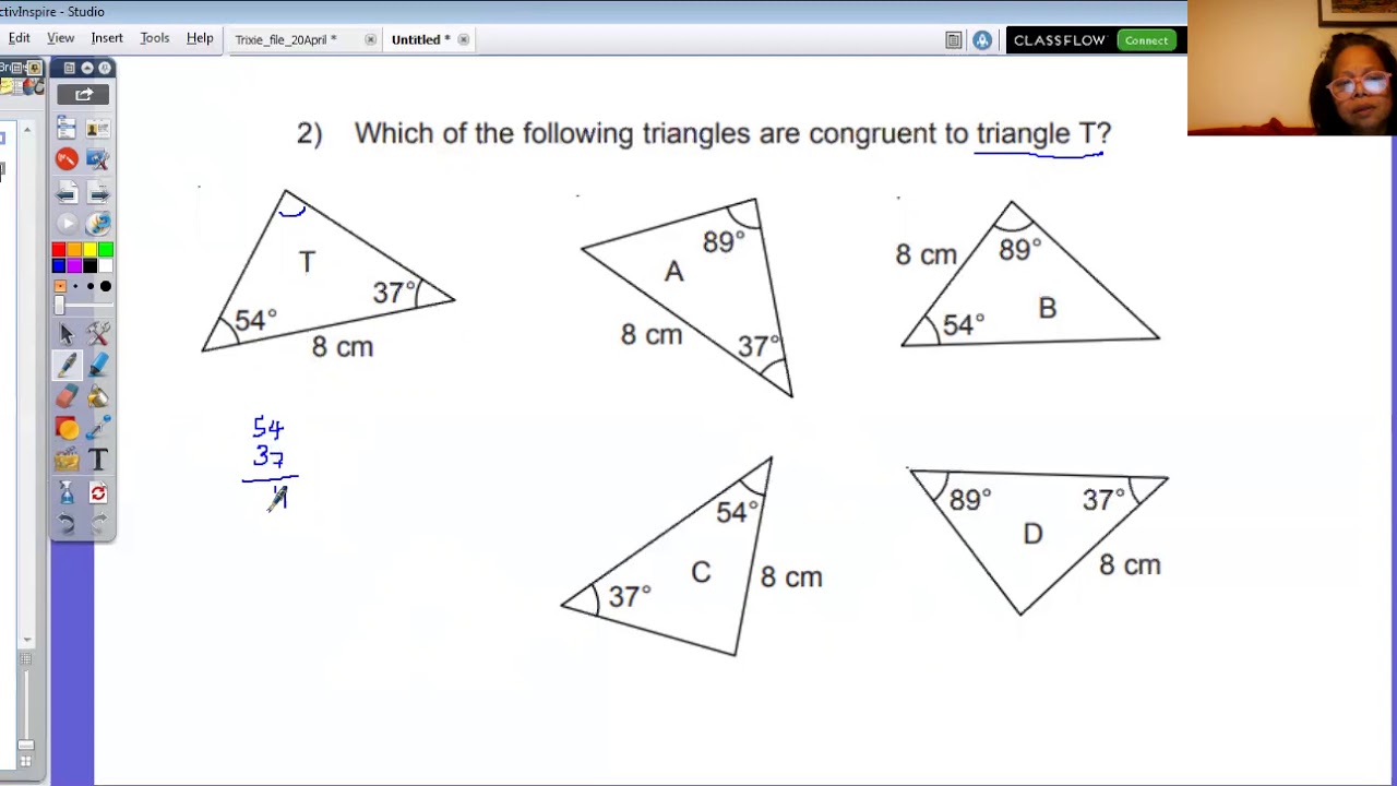 Basic Congruent Triangles YouTube
