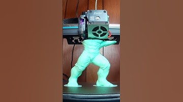 Unleash the Fury: Incredible Hulk 3D Print Timelapse! 💥 #marvel #incrediblehulk #3dprinting