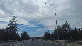 Driving from Nicosia to Limassol. 10 times speed up video.