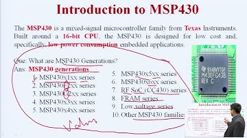 MSP430 Microcontroller: Series Block Diagram