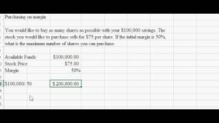 Initial Margin Calculation