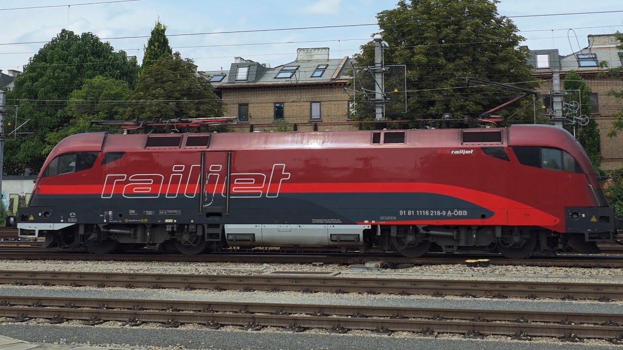 ÖBB 1116 Railjet in Wien Meidling 4K