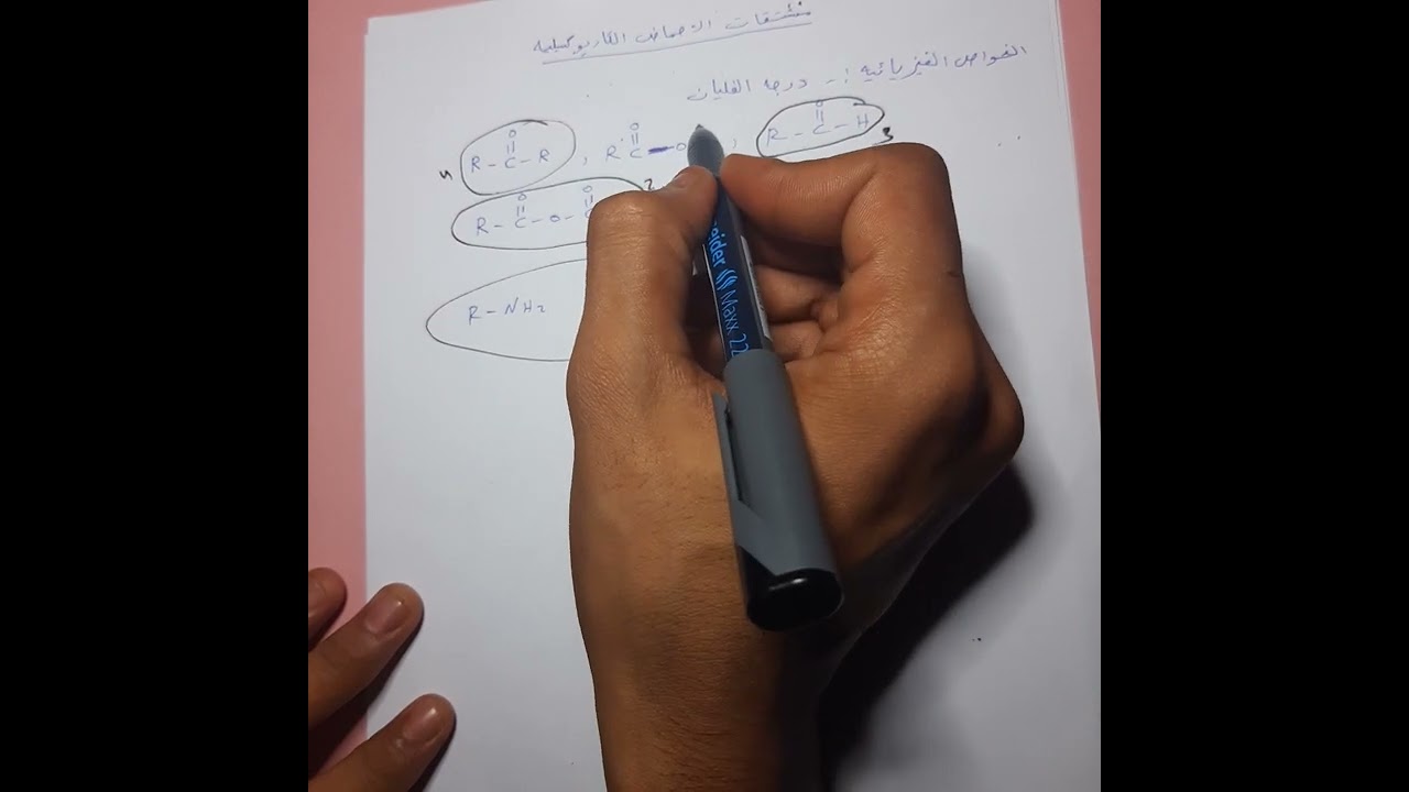 مشتقات الحوامض الكاربوكسيليه/acide chloride/التسميه/التفاعلات/التحضير/المحاضره الثالثه/الجزء الاول