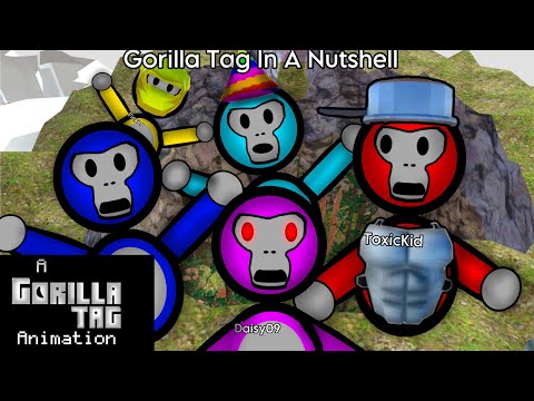 A Gorilla tag animation Ep. 1 (1/1 forest) #gorillatag