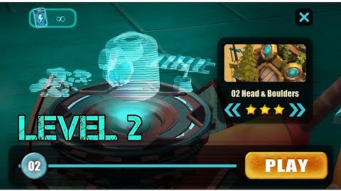 Tiny Robots Rechared Level 2 Head & Boulders Walkthrough (By Snapbreak)