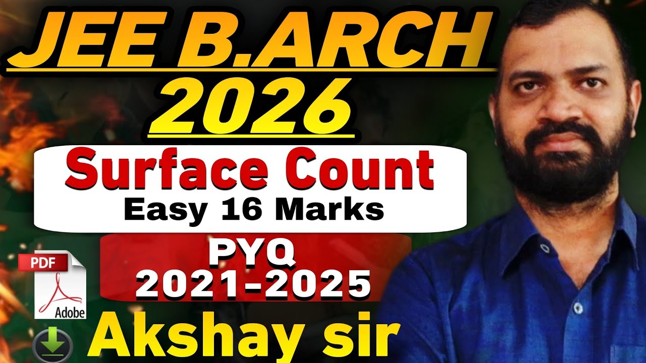 Top 25 | Non Verbal | Jee B.Arch 2026 | PYQ | 2021 2025 | By Akshay Sir | Moghe's Institute