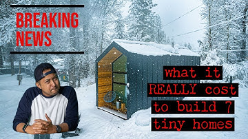 TRUTH of what it cost to build 7 Pre-Fab Tiny Homes | Tiny Home Resort